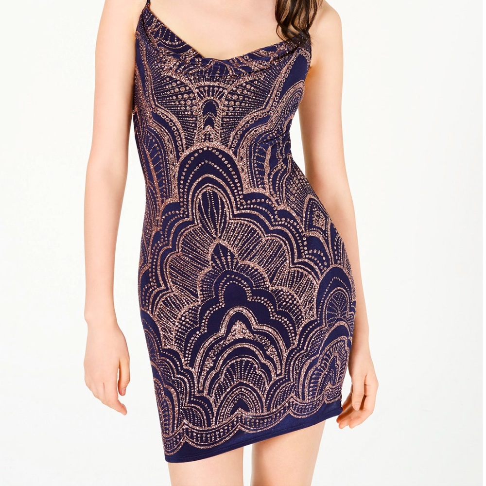 Bodycon Glitter Dress Size XL